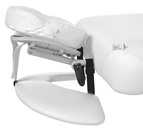 SKINACT Stella Electric Medical Spa Treatment Table (Facial Chair/Bed) ADA Compliant (White)