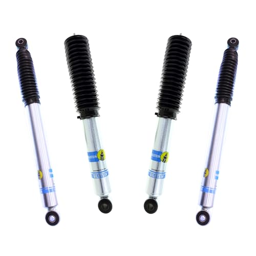 Bilstein Set of Front & Rear B8 5100 Series Shocks Compatible with 2001-2010 Silverado/Sierra 2500 HD with 2-2.5 Front & 2 Rear Lift | Easy Installation | Built to Last