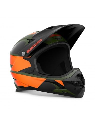 Casco Blue Grass Intox verde mate L para rutas de descenso extremo