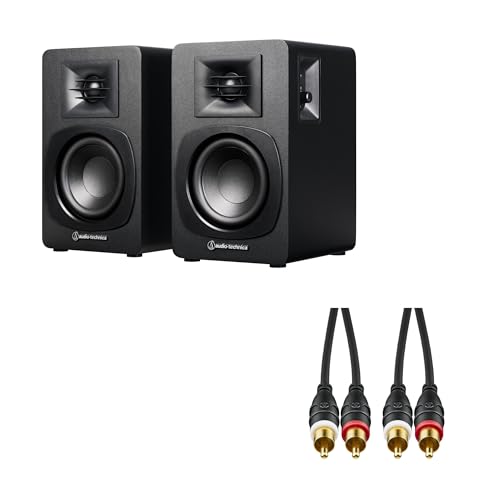 �y�Z�b�g�����z AT-SP3X �u�b�N�V�F���t�X�s�[�J�[ & AT-MI64/1.5 RCA�I�[�f�B�I�P�[�u�� 1.5m (RCA�I�X×2 - RCA�I�X×2)