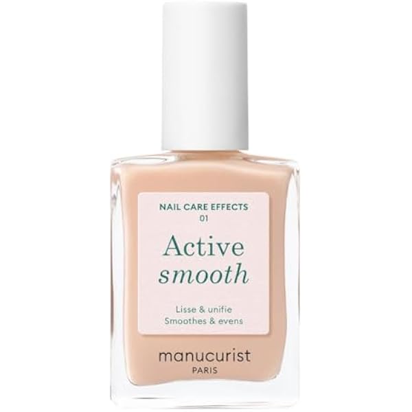 Manucurist Active Smooth 01 Nail Concealer Polish Care - 2 w 1 Nude Nail Polish Wzmocnienie i wzrost paznokci - Korektor do paznokci - Wypełniacz do paznokci - Naturalny lakier do paznokci