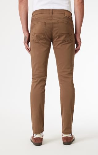 Mavi Men's Marcus Mid Rise Slim Straight Jeans, Bronze Supermove, 34x32