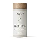 Stonehenge Dynamic Health Mushrooms 1,400 mg – 5 Mushroom Complex (Lion’s Mane, Reishi, Chaga, Maitake, Shiitake) – 100% Fruiting Bodies, Nootropic – Brain, Memory, Focus & Immune Support – 60 Caps