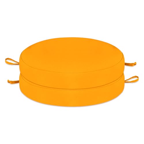 Wokuaile Outdoor Bistro Chair Cushions Set of 2, Waterproof Outdoor