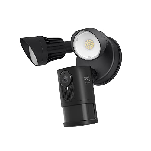 Eufy Security Floodlight Cam E220 With Built-In Ai, 2K, 2-Way Audio, No Monthly Fees, 2000-Lumen Brightness, Weatherproof, Motion Only Alert #TOP1