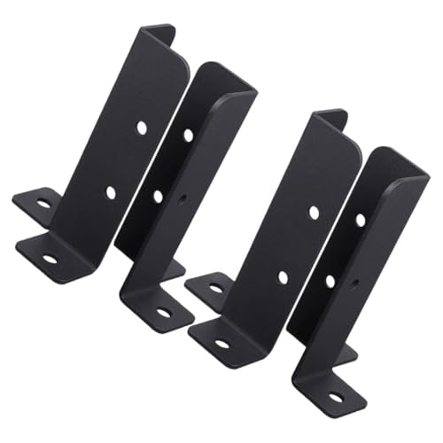Support d'ancrage poteau contre le vent : base métallique de réparation pour pergola instable
