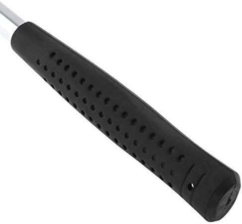 OriGlam Black Rubber Mallet Rubber Hammer, Soft-Face Hammer Deadhead Rubber Mallet, Anti-Slip Stainless Steel Tube, Rubber Handle Rubber Head Mallet Grip for All Jobs DIY Hand Tool