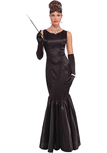 Bristol Novelty AC547 High Society Costume | Para Mujer | Negro, Talla 10-14