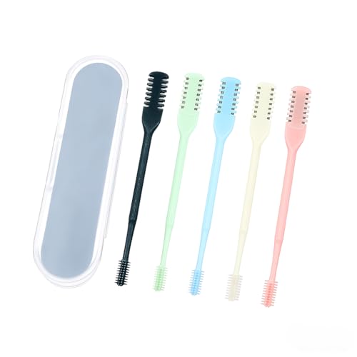 GGleerite Manual Nose Hair Trimmer Set, 5-Piece Upgraded Nose Hair Cutter with 360° Safety Blades,...