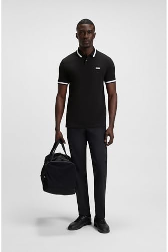 BOSS Poloshirt Aus Baumwoll-piqué Mit Kontrast-Details – Ansicht 2