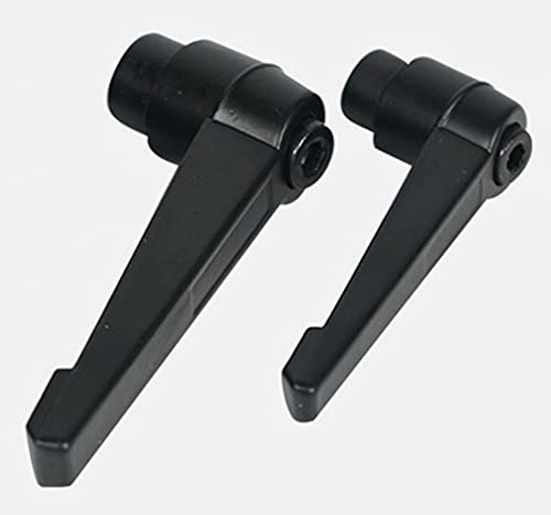 Anawakia 4 Stück Griff verstellbar Klemmhebel Gewinde Druckknopf Ratsche Innengewinde Bolzen Befestigungsgriff Maschine Knöpfe verstellbar M4 M5 M6 M8 M10 M12 M16 (M8)