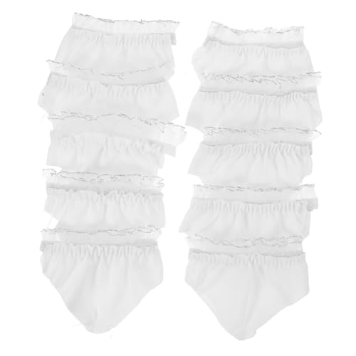Toddmomy 10 Piezas Ropa Muñecas Bragas de Suaves y Lavables para Muñecas de Ropa de Juguete Accesorios para Animales de Peluche