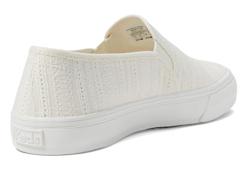Image of Keds Womens Double Decker Canvas Slip On Sneakers Shoes Casual - Black