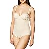 Maidenform-Womens-Convertible-Body-Shaper-with-Built-In-Bra-Anti-Static-Shapewear-DMS108 Maidenform womens Convertible Shaper With Built-in Bra & Anti-static Dms108 Shapewear Bodysuit, Transparent, 40C US