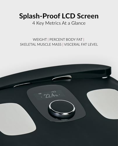 Image of InBody Dial H30 Body Composition Scale | Smart Scale with BMI, Body Fat, Muscle Mass | Scale with App | Body Fat Measurement Device | Wi-Fi & Bluetooth | Matte Black