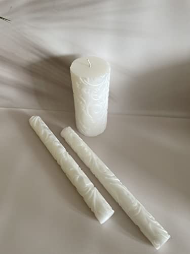 image for Magik Life Unity Candle Set for Wedding - Wedding Accessories for Rece