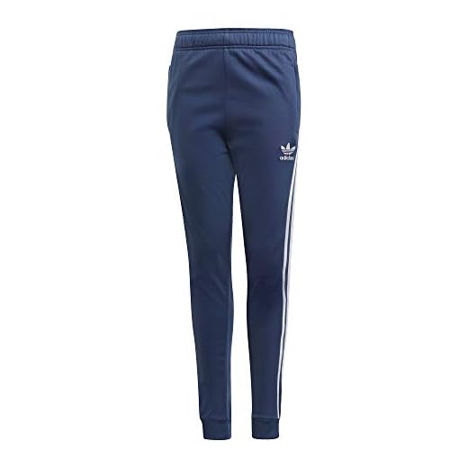 adidas Unisex barn superstjärnbyxor sportbyxor Natt marin/vit 1314Y