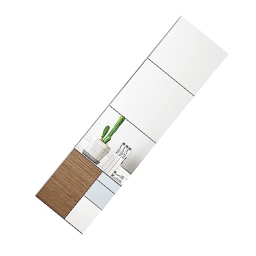 4枚セット割れない鏡 貼る鏡 ミラー 鏡シール 壁貼りシール アクリル製 インテリア 鏡貼 浴室 化粧 壁 安全 装飾ミラー 割れない 折れない 鏡効果 おしゃれ 薄型 空間節約 四角形 シート ウォール ステッカー 鏡