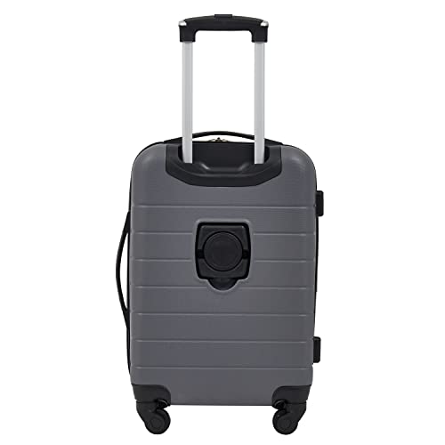 Image of Wrangler Smart Spinner Hardside Luggage, 3 Piece Set, Quiet Shade