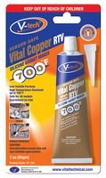 VT-153 SILICONE GASKET MAKER COPPER RTV 85GM