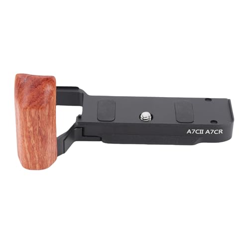 Pomya カメラハンドグリップLプレート、lブラケットA7CII A7C2 A7C2とARCAプレートアンチスクラッチパッドCNCアルミニウム合金 (黒)