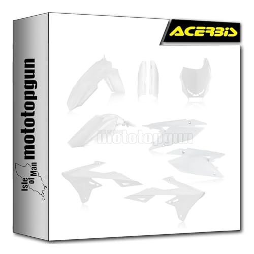 Kit carénage blanc Acerbis Suzuki RM-Z 250 finition premium italienne