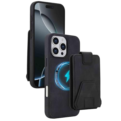 Étui portefeuille iPhone 17 Pro Max convertible 2 en 1 magnétique