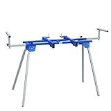SOONTOOLS Miter Saw Stand, 440 Lbs Max Load Capacity Universal Light Weight Portable, with Quick Release Tool Mounting Brackets, Fits Most Table Saws
