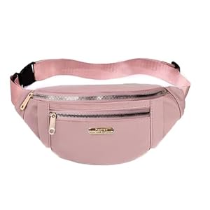 Fanny Packs Waist Pack for Women, Waterproof Waist Bag with Adjustable Strap for Travel Sports Running