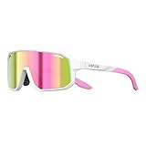 KAPVOE Kids Polarised Baseball Sunglasses Youth Cycling Sunglasses for Boys and Girls UV400 TR90 Frame Tennis Riding Softball Sports 05