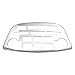 Honda Goldwing 1800 Radio Accent Panel Chrome ABS