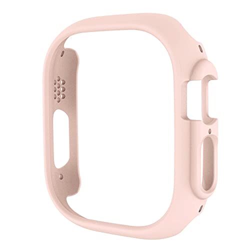 Cadre de protection Apple Watch 8 rose pour le sport et le bureau