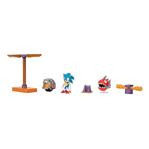 SONIC - 2,5 POLEGADAS DIORAMA SET WAVE 2