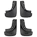 BOXI Set of 4 Front and Rear Side Mud Flaps Splash Guards Fit for Audi A4 2005 2006 2007 2008 Base Submodel Only