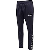 hummel bekleidung herren Eingrifftaschen hummel Jungen Hmlauthentic Kids Poly Buksebukser Pant, Marine, 164 EU