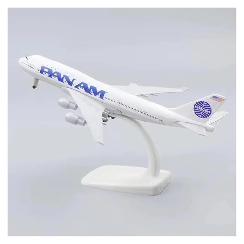 Modèle d'avion PAN B747 métallique moulé sous pression, réplique de collection haute finition