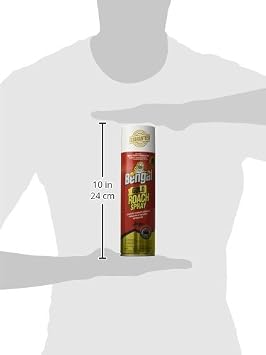 Bengal Gold Roach Spray - Odorless, Stain-Free Bug Spray for Home - Prevents Reinfestation for Up to 6 Months - 11 oz