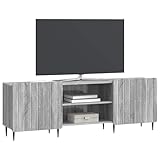 vidaXL TV-Schränk Graues Sonoma 150 x 31 x 52 cm Holzwerkstoff, Wohnzimmer Medienkonsole, rechteckige Moderne Möbel, geräumiger Stauraumschrank, stylisches Unterhaltungszentrum für zu Hause