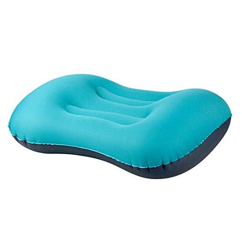 caiyuankai Ultraleichtes aufblasbares Camping-Reisekissen Komprimierbar, kompakt, bequem, für Nacken- und Lendenwirbelstütze beim Campen, Wandern, Rucksackwandern Cover
