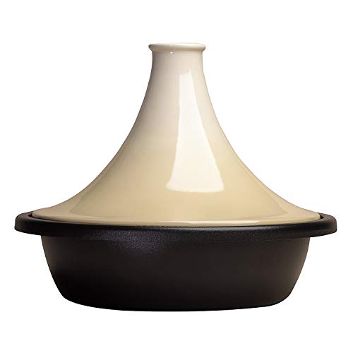 LE CREUSET Tajine de Hierro Fundido, Redondo, Apto para Todas Las Fuentes...