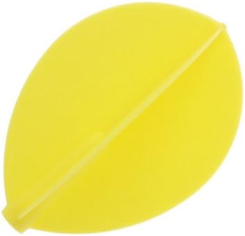 Cosmo Darts 6 Pack Fit Flight - Pear Dart Flight (Yellow)