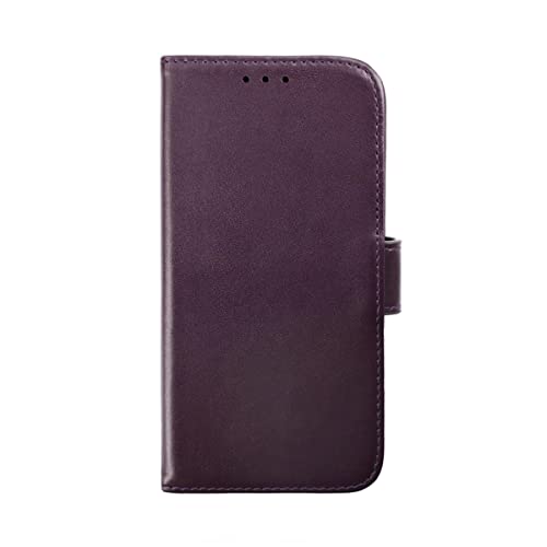 Coque lilas en cuir premium pour iPhone 14 Pro Rvelon - 5