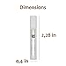 ZOBO Disposable Cigarette Filters Honeycomb Double Core Microporous Multi-Filtering to Reduce Tar and Smoke Stains (100 Per Pack), Suitable for Coarse, Medium and Fine Sizes of Cigarettes