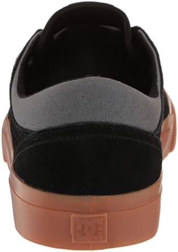 DC Men's Trase SD Skate Shoe, Black/Grey/White, 10 | Image 2