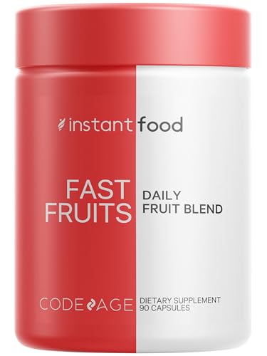 Codeage Instantfood Fast Fruits, Over 15 Fruits Powders Equivalent All-in-One,