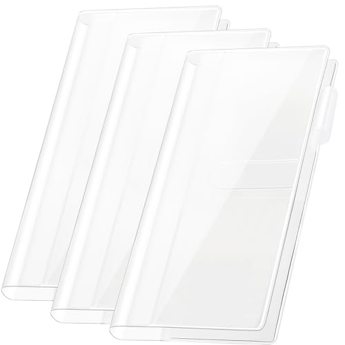 Clear Cover for Hobonichi Weeks Planner- 8.0x7.7 Inches,Plastic Book Cover for Weeks Book,Protective Sleeves Compatible with April Start & Mega Planners(2-Pack)