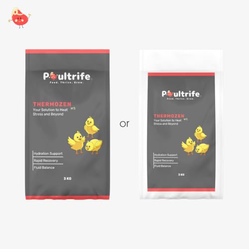 Image of Thermozen WS - Water-Soluble Poultry Heat Stress Supplement | Electrolytes, Vitamins, & Probiotics for Dehydration, Gut Health, & Immunity - 3 KG