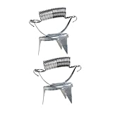 Homoyoyo 2 STÜCK Keramikglasur Klemmen aus Edelstahl Ergonomisch Präzise Töpferwerkzeug für Detailgenaue Glasurapplikation und Komfortable Handhabung bei Töpfern und Keramikgestaltung