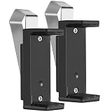 OFFIGAM Clip Supporto per Telecomando Porta Garage Nero per Visiera ABS 2 Design Leggero e Lunghezza Regolabile da 4,5 a 6,7 Cm per Quotidiano