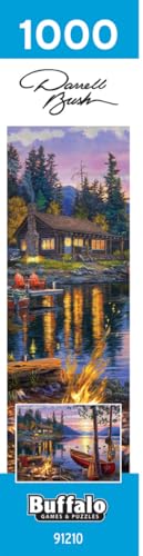 buffalo games - darrell bush - canoe lake - 1000 piece jigsaw puzzle for adults - challenging puzzle perfect for game nights - finished size is 2675 x 1975